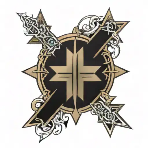 Metallica Logo Incorporating Elements Like Crosses