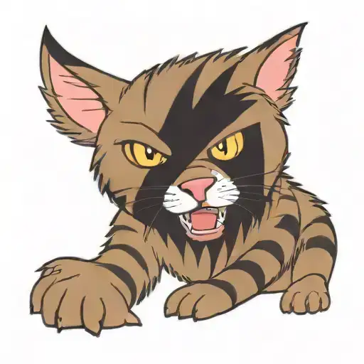 Gold Earirng In Left Ear