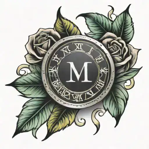 Roman Numeral 3 In Center Surrounded