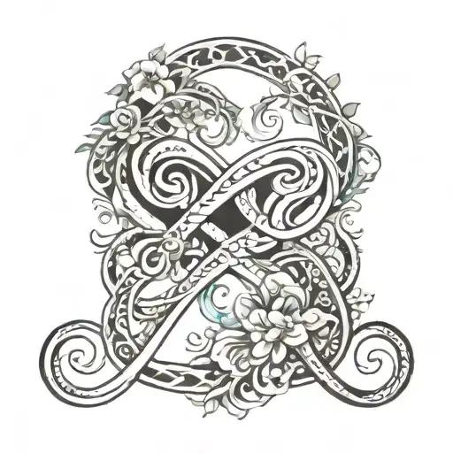 Infinity Sign With Sister In It