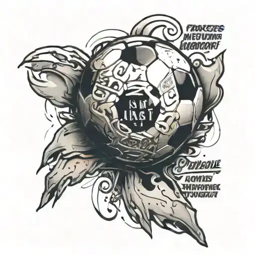 Soccer Ball Ripped Open With The Quote The Processis More Important Than The Product