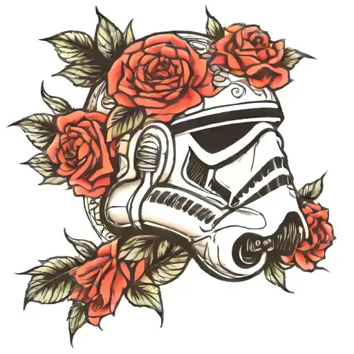 Stormtrooper Helmet In Rose