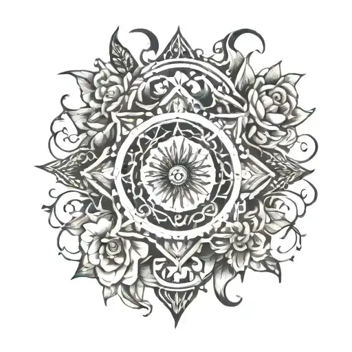 Niyati Word Tattoo Design