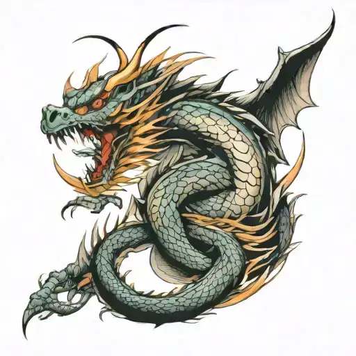 Dragon View From The Back