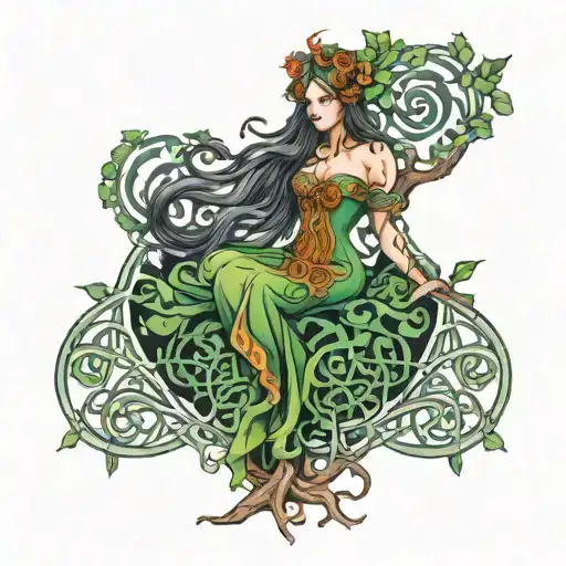 Celtic Tree Woman