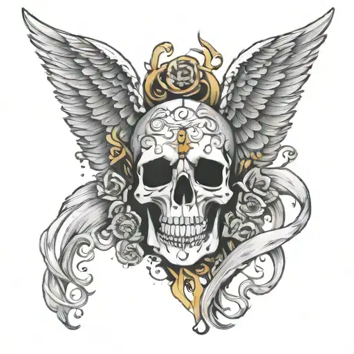 Dont Trust Anyone Until Death Angel Wings Made