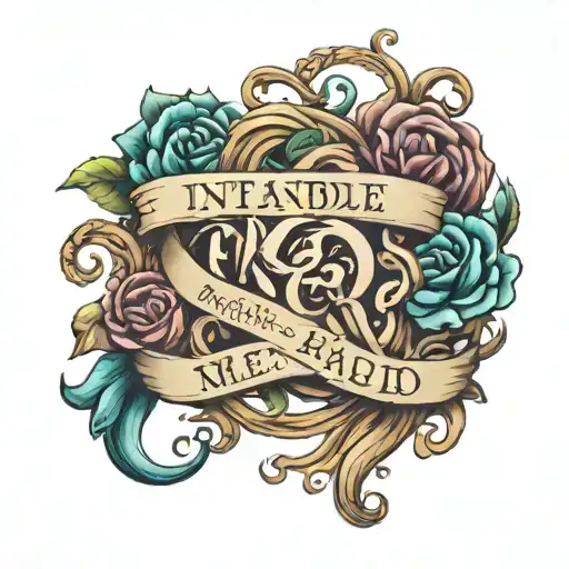 Kids Name Intertwined Within