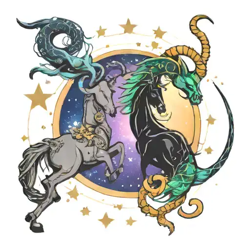 Capricorn And Scorpio Constellation Merging