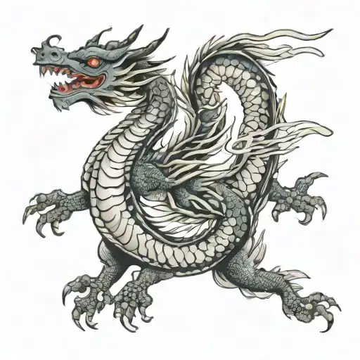 Japan Dragon Flying