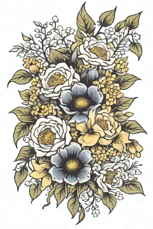 Birth Flower Bouquet