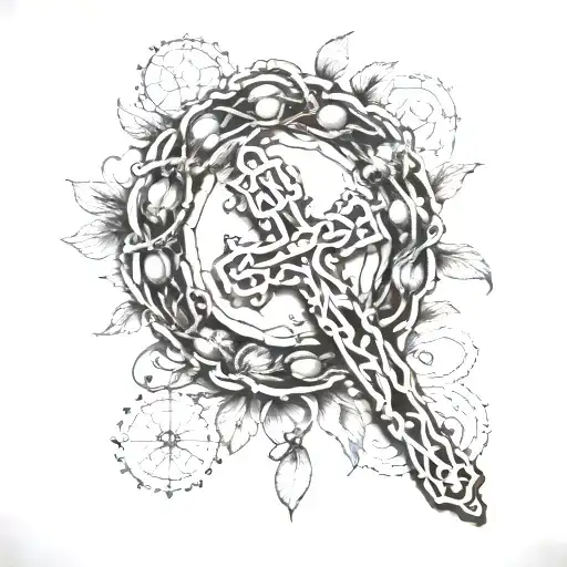 Rosary Wrapped Loosely