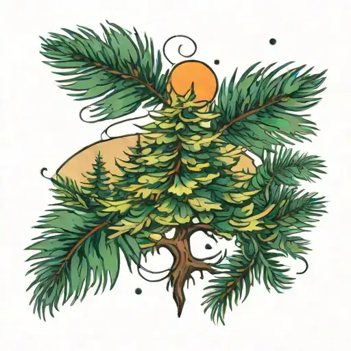 Fir Tree Surrounded