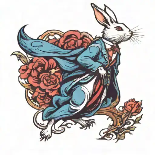 White Rabbit Standing Tall