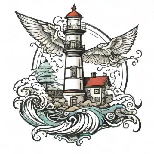 Lighthouse Surrounded