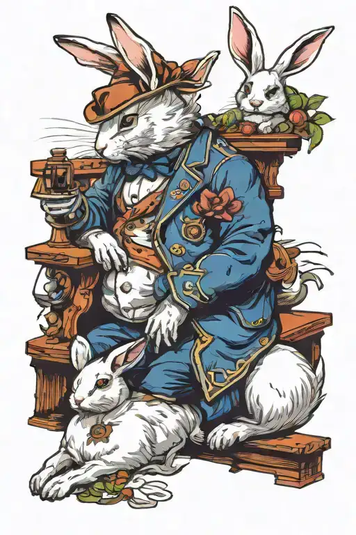 White Rabbit Lounging