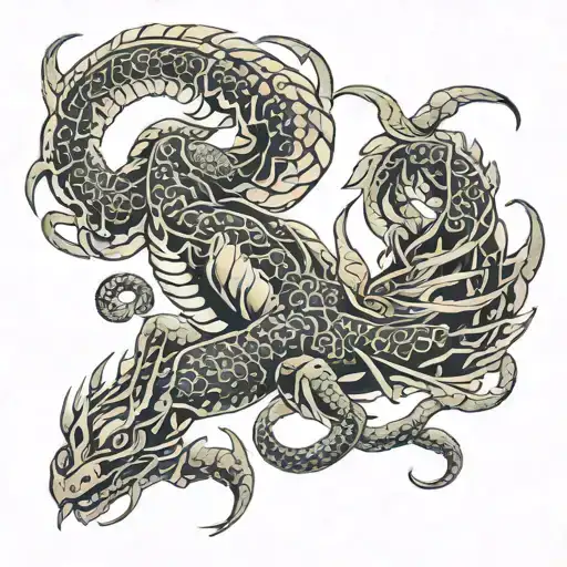 Scorpion And Dragon Wrapped