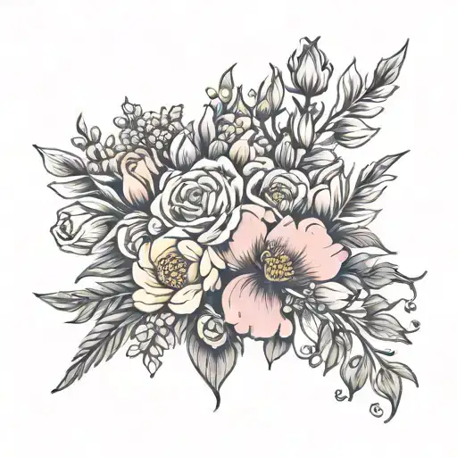 Birth Flower Bouquet