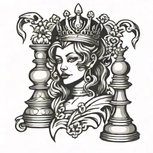 Pawn Turning Into A Queen Chess Piece