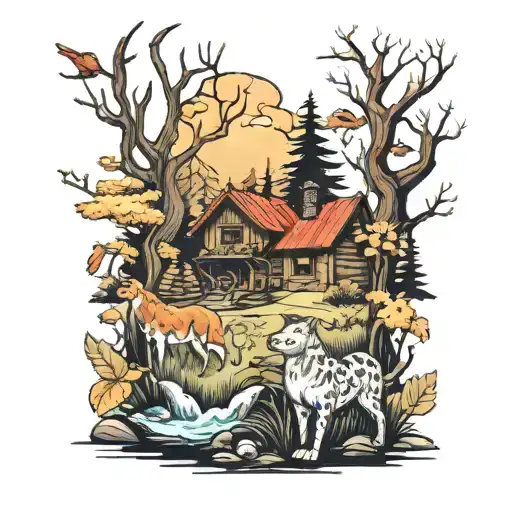 Outdoor Scene For Hunters