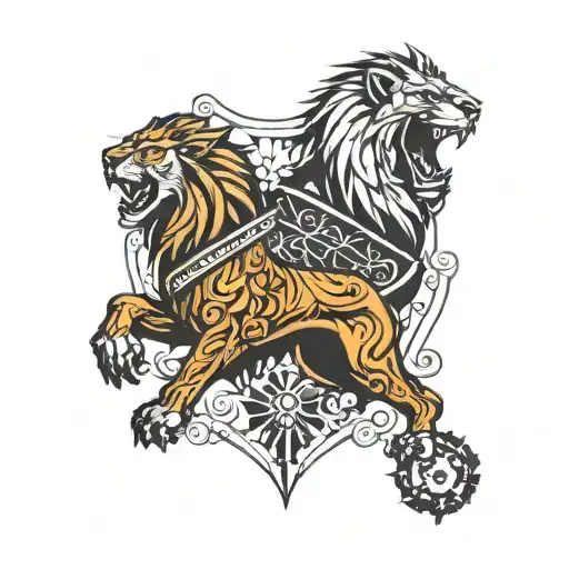 Matrix Lion Roar And A Knight