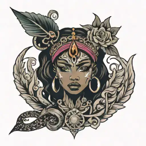 African American Madusa