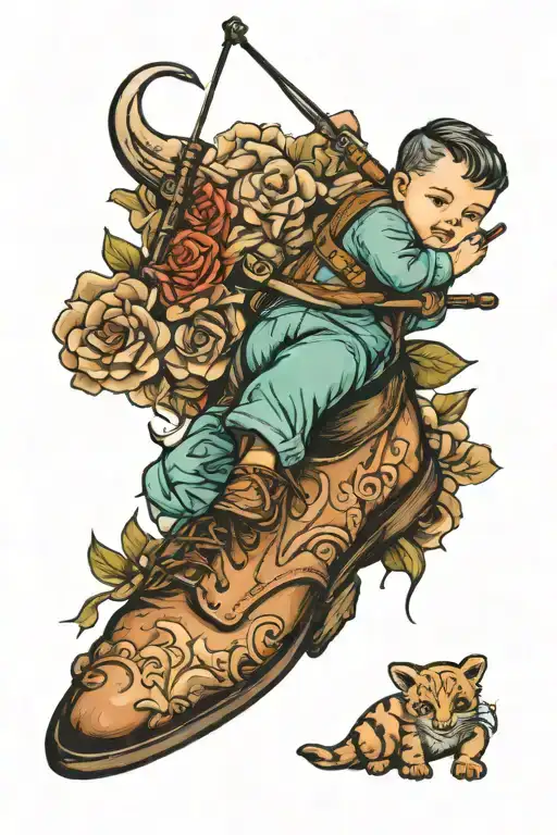 Archer And Baby Footprint