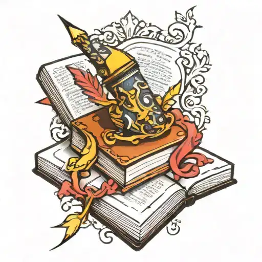 A Book With A Pencil