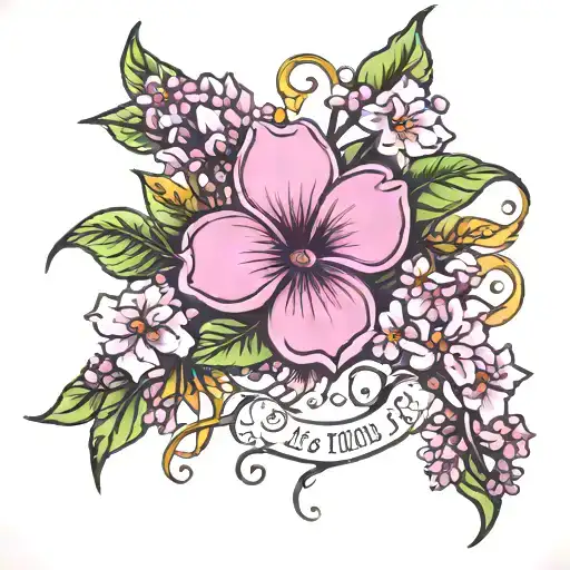 Lilac With Quote Let Them