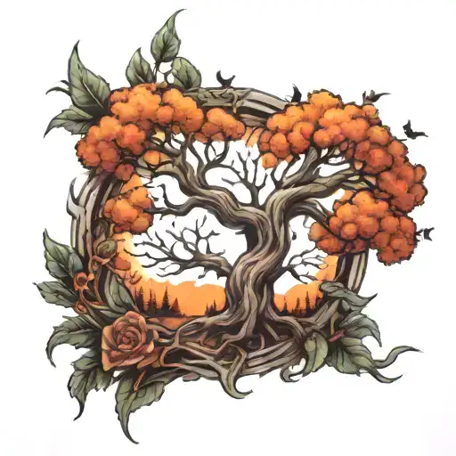 Mystical Tree Growing