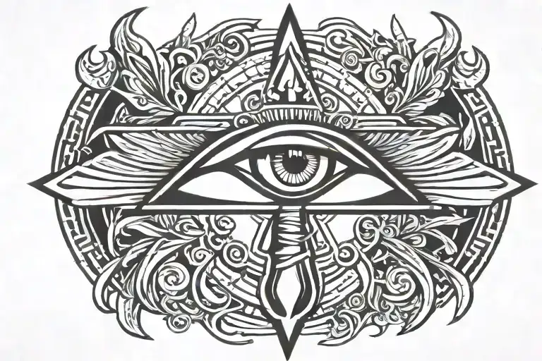 Ankh Symbol With Eye