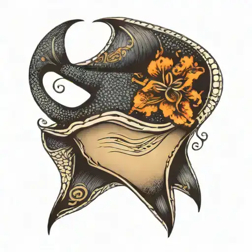 Samoan Sting Ray Fish With