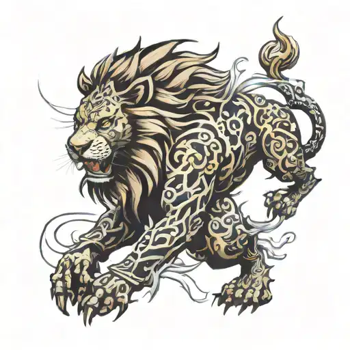 Lion Sasuke Curse Mark