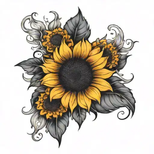Black Sunflower