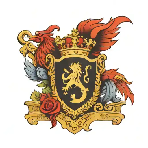 Joyce Family Crest Heraldry Crown