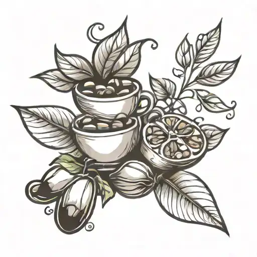 Three Little Coffee Beans Feminine