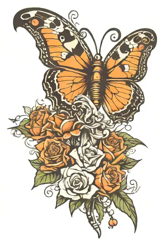 Butterfly On Dagger