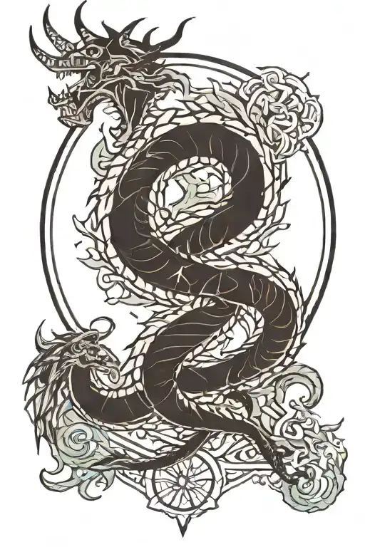 Capricorn And Dragon