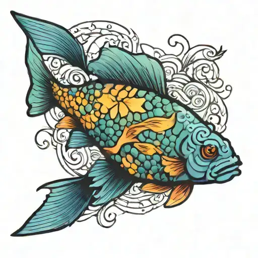 Pisces Fish Swimming