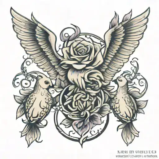 Matching Tattoos For Dad And Daughter