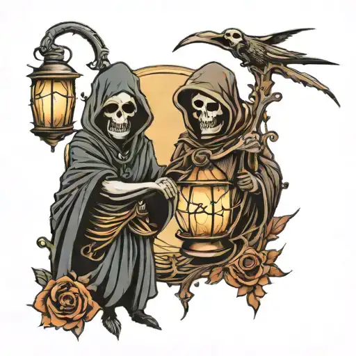 Reaper And Lantern Standing