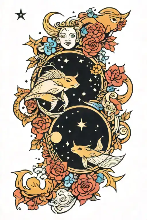 Pisces Zodiac Stars And Leo Zodiac Stars And Aries Zodiac Stars And Moon