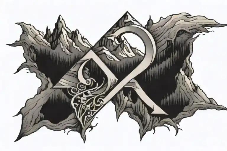 The Number 5 Hidden In An Alpine Mountain Peak