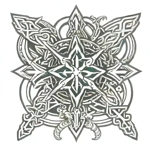 Olympic Rings Star Of Life Intertwined