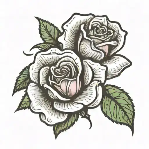 Rose With The Name Ronald As The Stem Of The Rose With The Numbers 444 As The Leaves Of The Rose