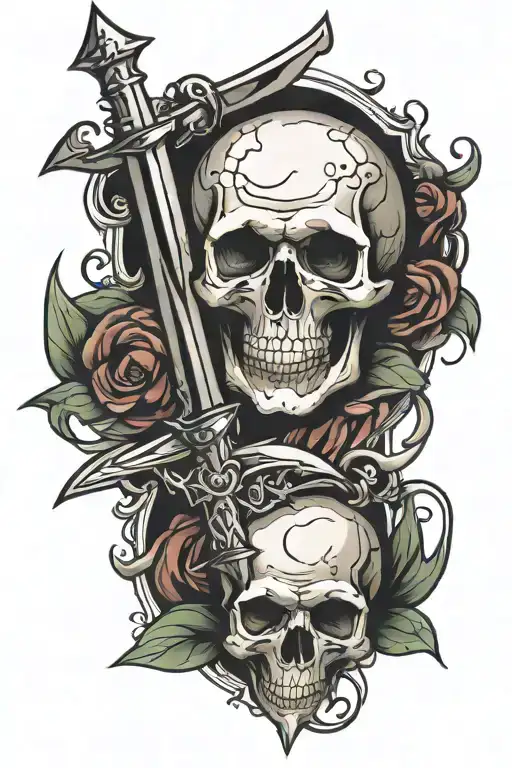Dagger And Skull