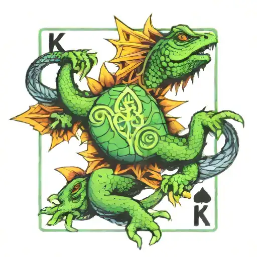 King Gizzard And The Lizard Wizard Playing Card Jack