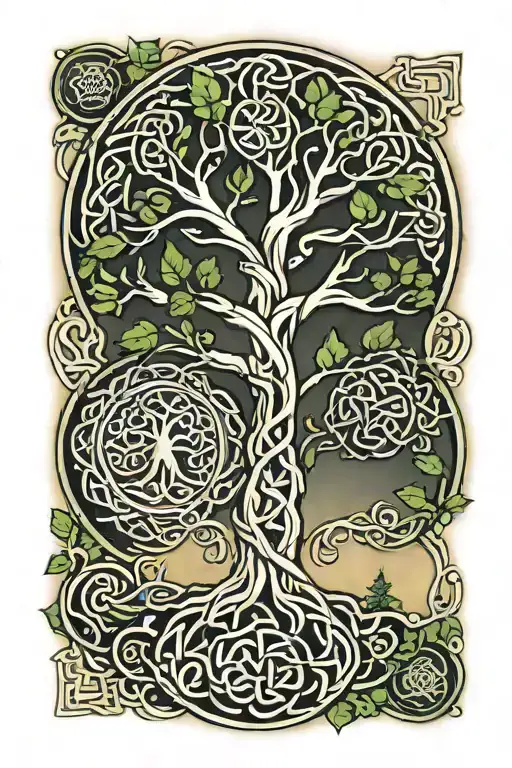 Celtic Tree Of Life Design