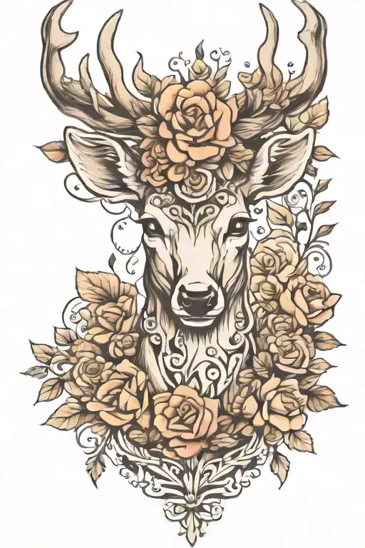Detailed Feminine Deer