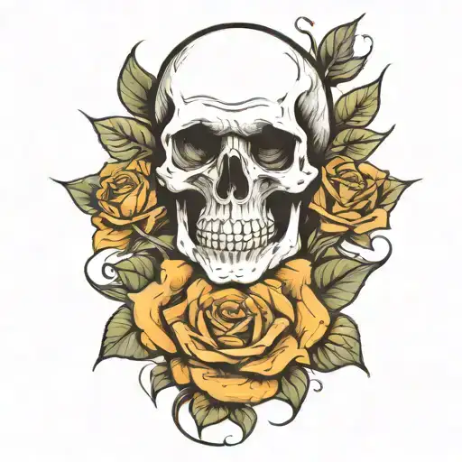 Skull Rose