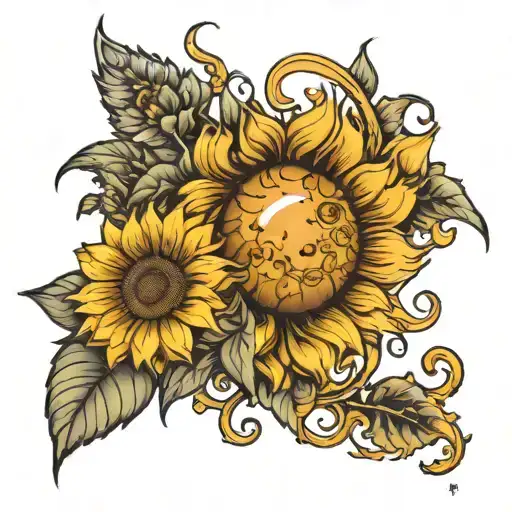 Jupiter And Sunflower